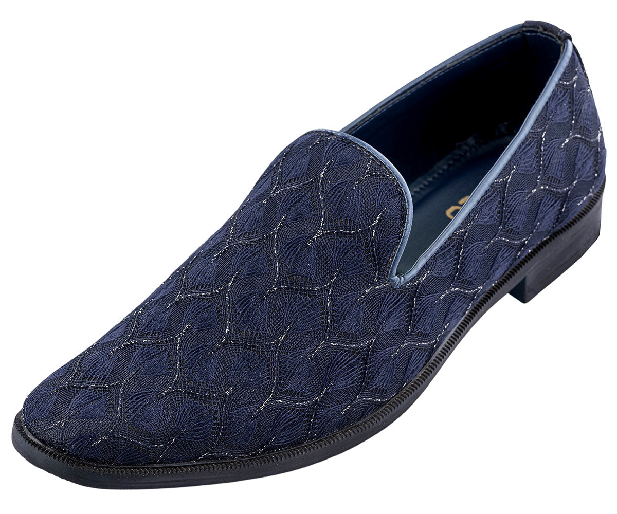Men's Ethnic Premium Navy Blue Wedding and sherwani jutti/Shoes