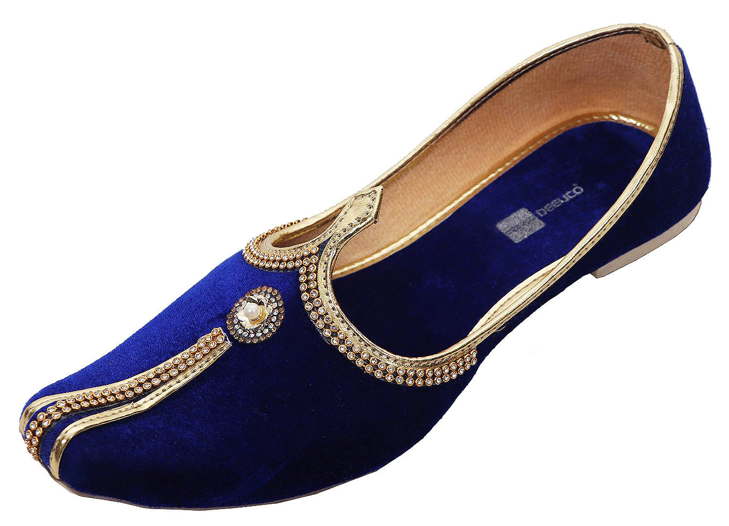 DEEUCO Wedding and Sherwani Mojari,Jutti for Men, Velvet