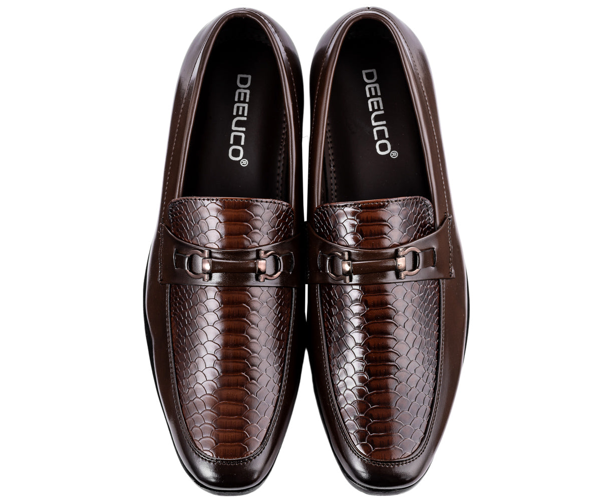DEEUCO Men's Tan Casual Loafers