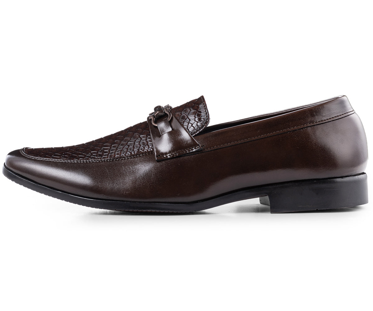 DEEUCO Men's Tan Casual Loafers