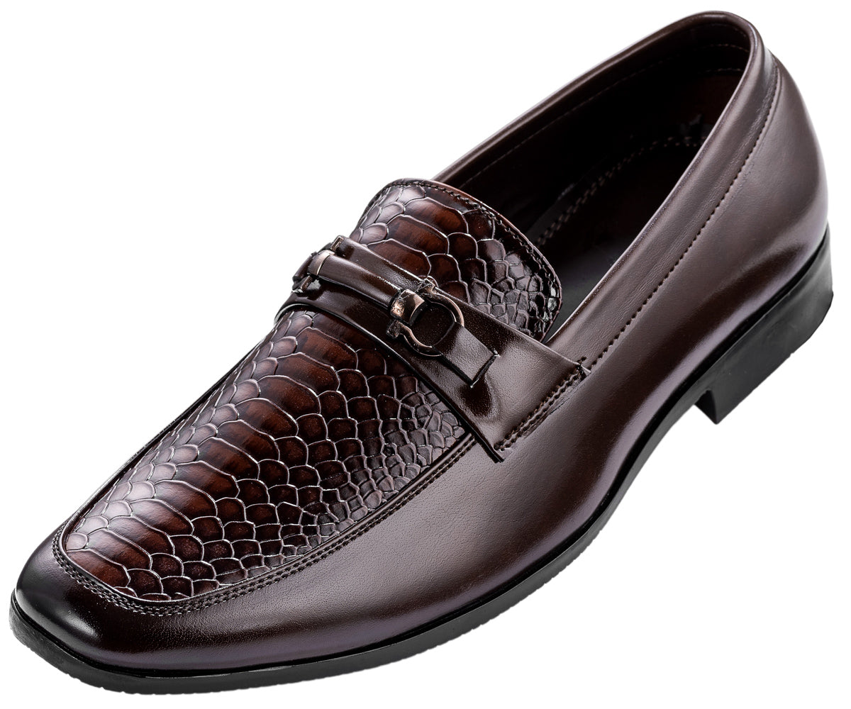 DEEUCO Men's Tan Casual Loafers