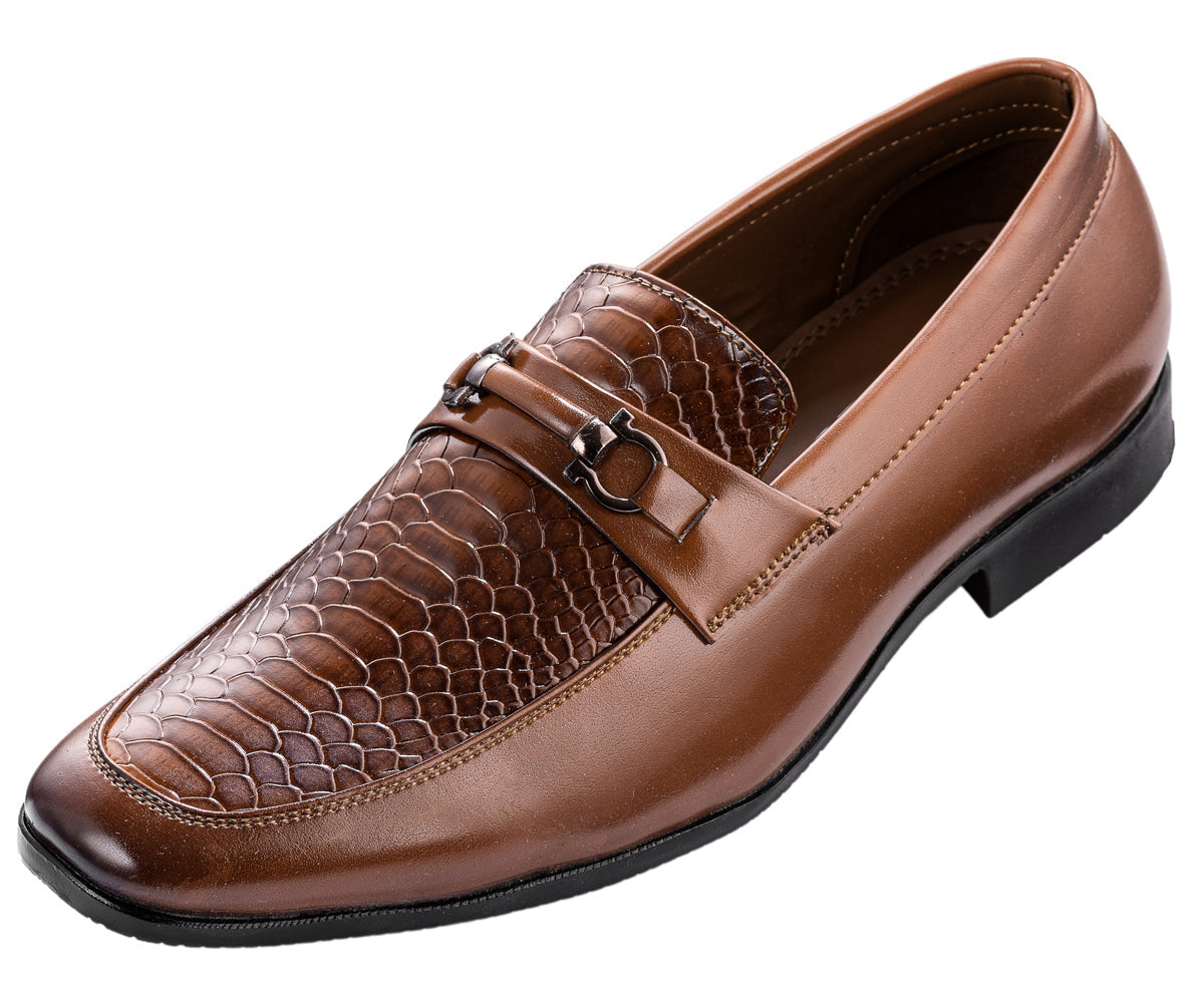 DEEUCO Men's Tan Casual Loafers